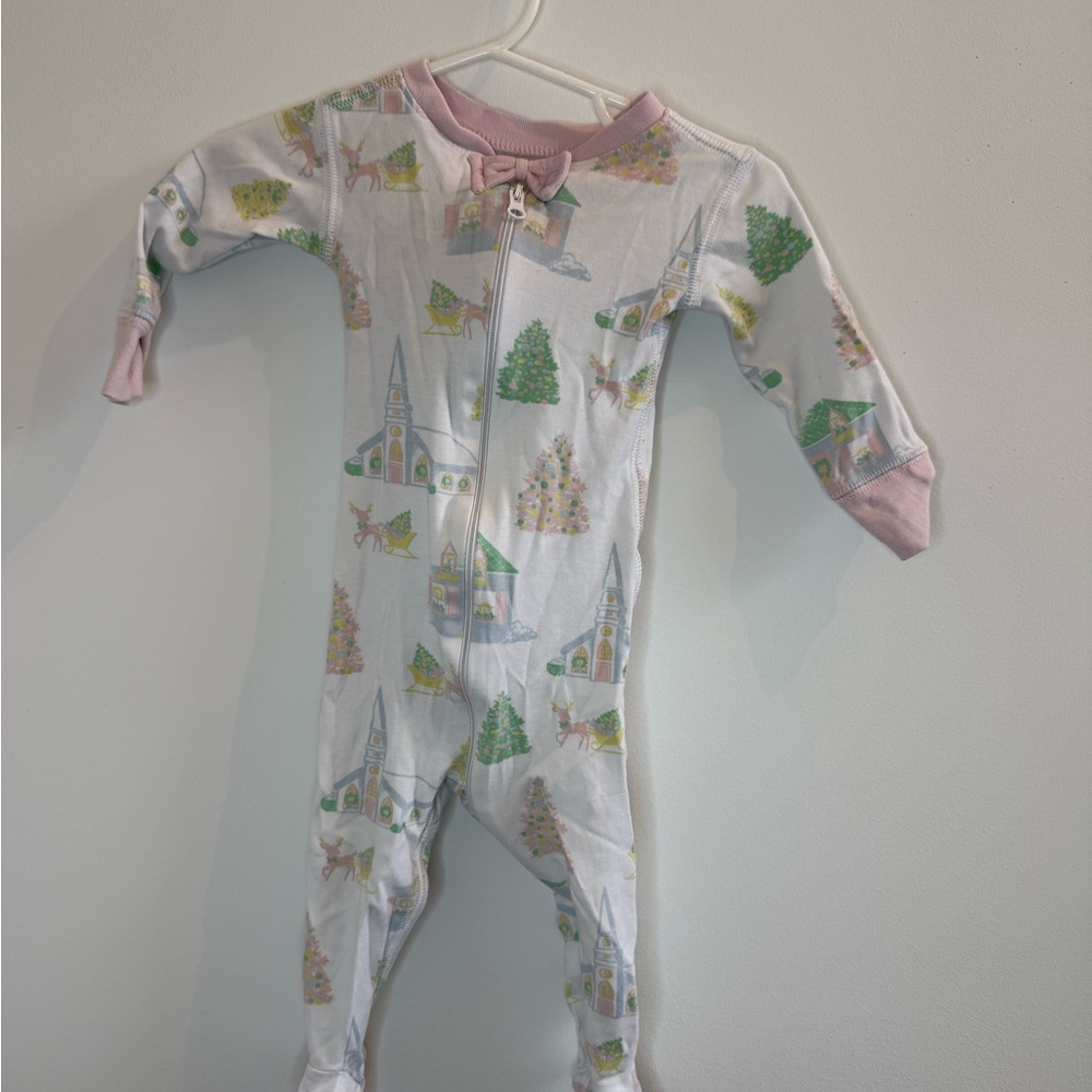 The Beaufort Bonnet Company little girl Christmas Sleeper 6-12 months
